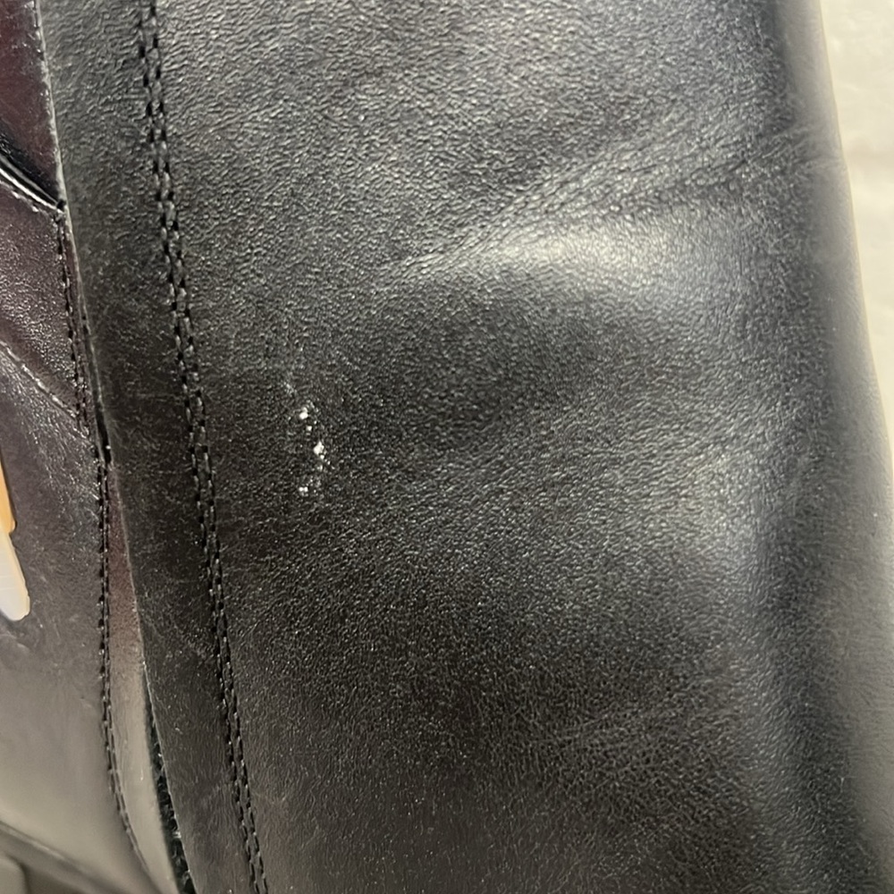 Coach sz6 black Olivia bootie boot leather high heel sexy  w/hang tag side zip - Picture 7 of 8